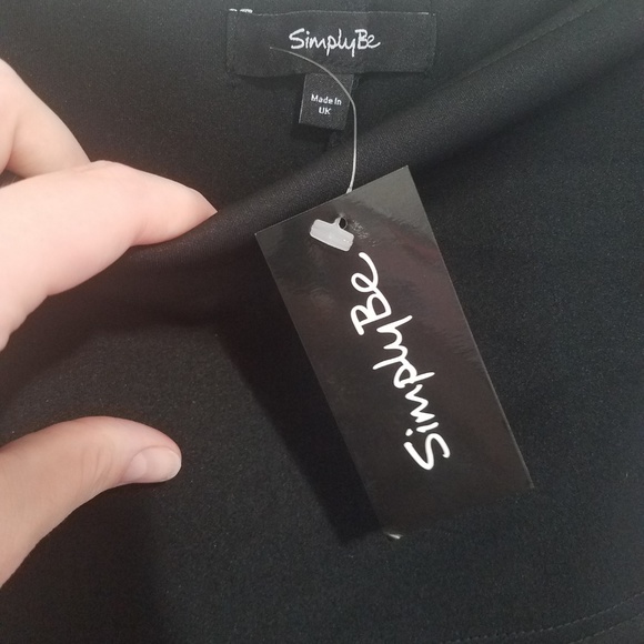 Simply Be Off the Shoulder Dress Size 18 NWT - Picture 3 of 6